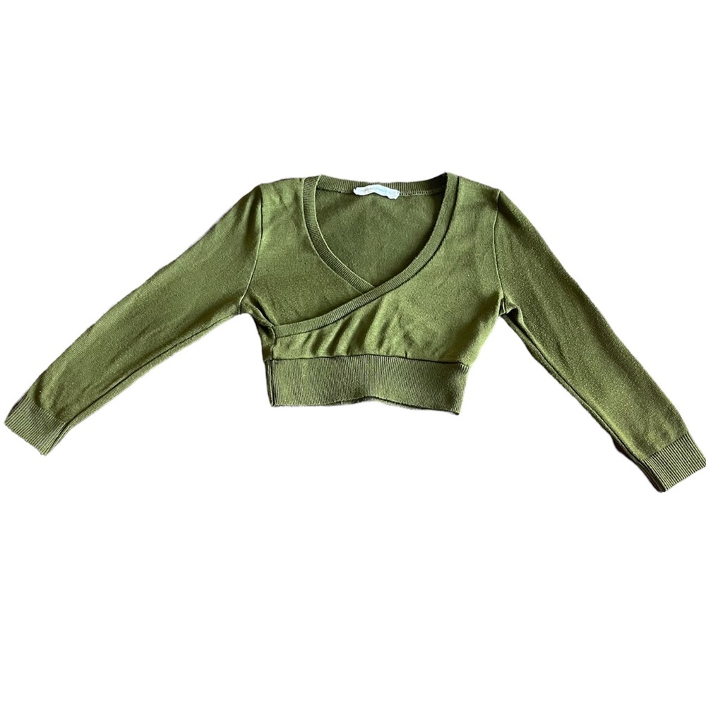 Sweater crop top by Americana Knit